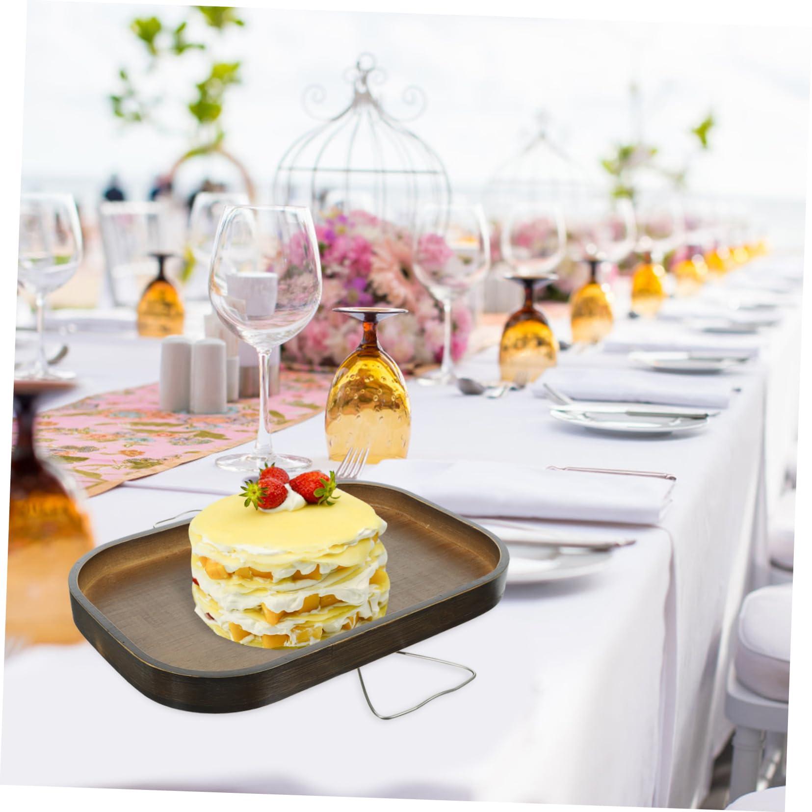 CONGARTENO CONGARTENO Bamboo Arm Rest Table for Couch Clip on Tray Couch Table Armrest Square 33x22