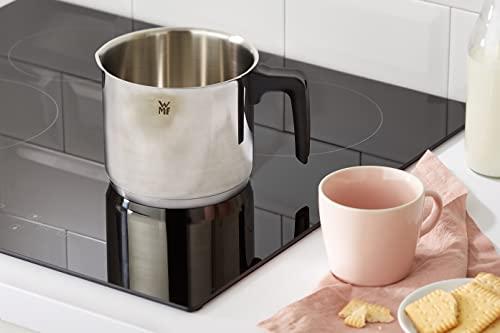 WMF WMF 794769990 milk pot Ø 14 cm approx. 1,7l pouring rim Cromargan stainless steel brushed suitable for all stove tops including induction dishwasher-safe, Silver