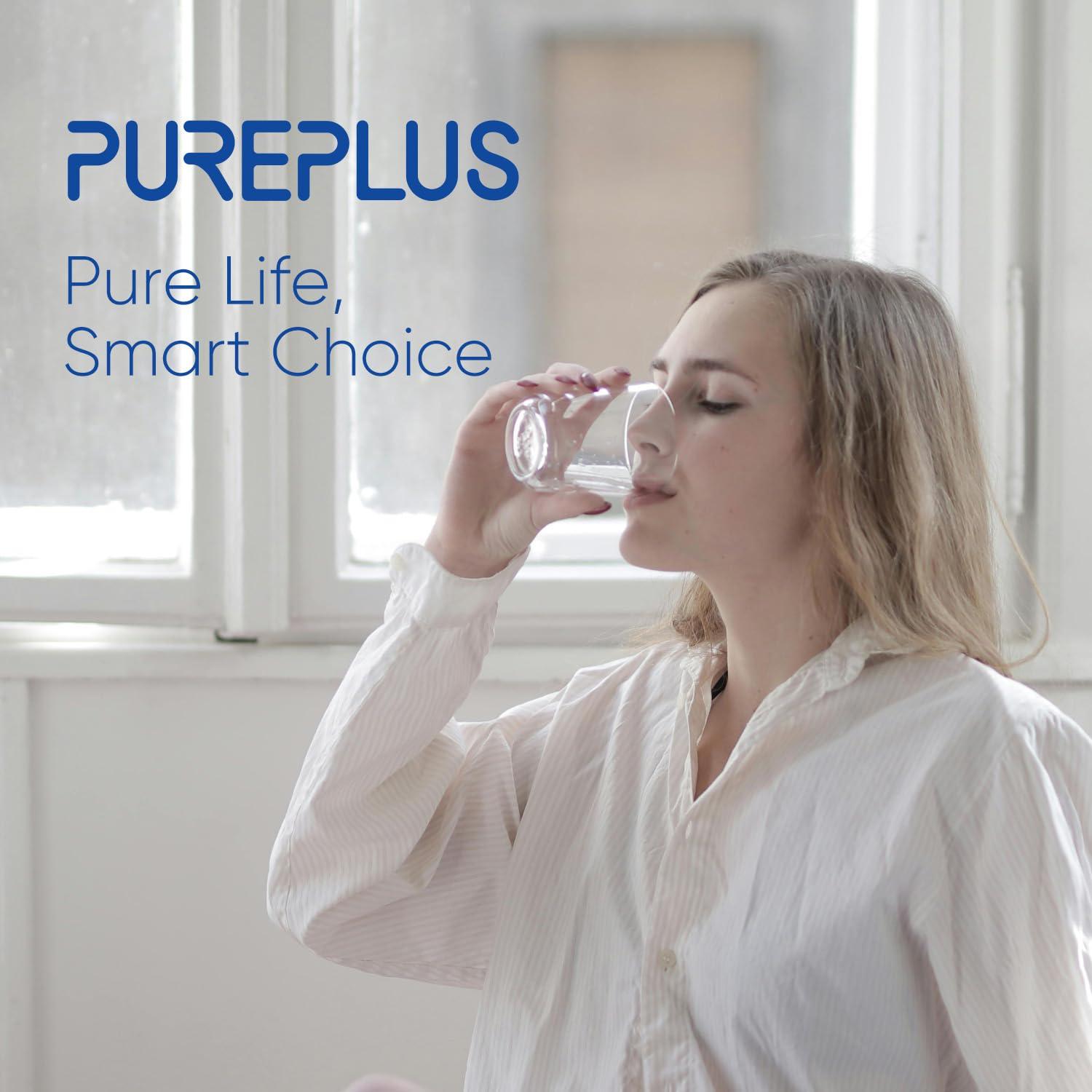 PUREPLUS PUREPLUS CRF950Z Pitcher Water Filter Replacement for Pur PPF900Z, PPF951K, PPT700W, CR-1100C, DS-1800Z, CR-6000C, PPT711W, PPT711, PPT710W, PPT111W, PPT111R Pitchers and Dispensers,3PACK