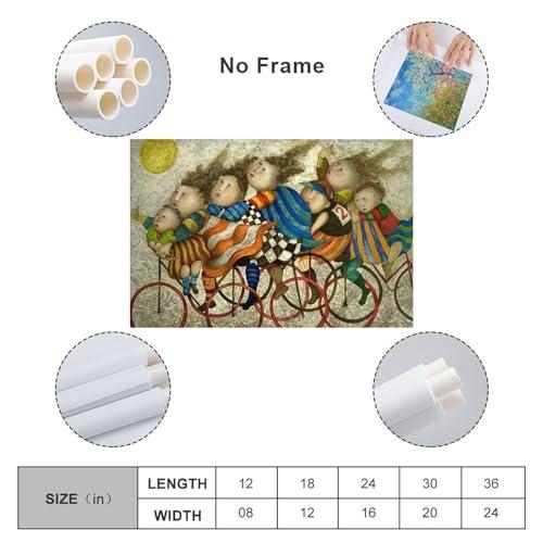 PANER PANER Graciela Rodo Boulanger Prints Paintings Journee A La Campagne Poster Decorative Painting Canvas Wall Art Living Room Posters Bedroom Painting 24x36inch(60x90cm), Unframe-style