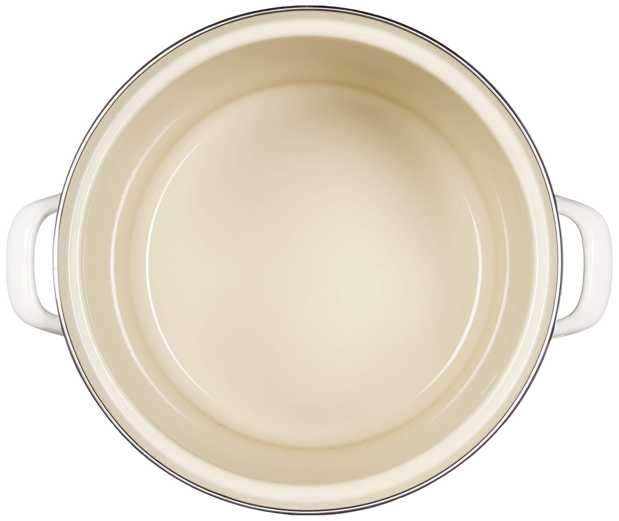 Le Creuset Le Creuset Enamel On Steel Stockpot, 10 qt., White