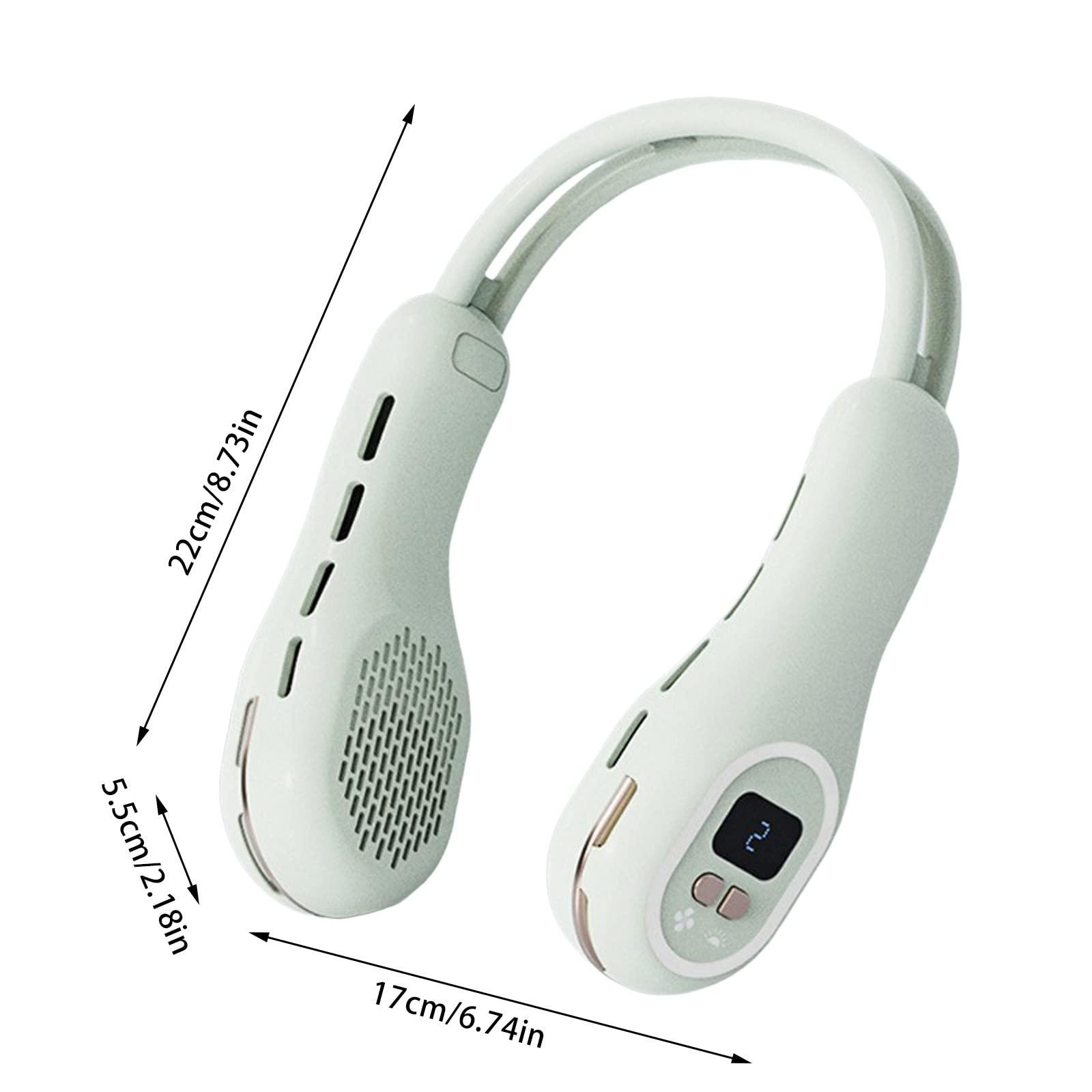 HomeLoft Basics HomeLoft Basics Graduation Gifts Cooling Neck Fan with Mister Silent Neck Fans for Work Cooling Neck Fan Headphones Cooling Fan Mister Around Neck Cooling Neck Fans for Women, Purple #2