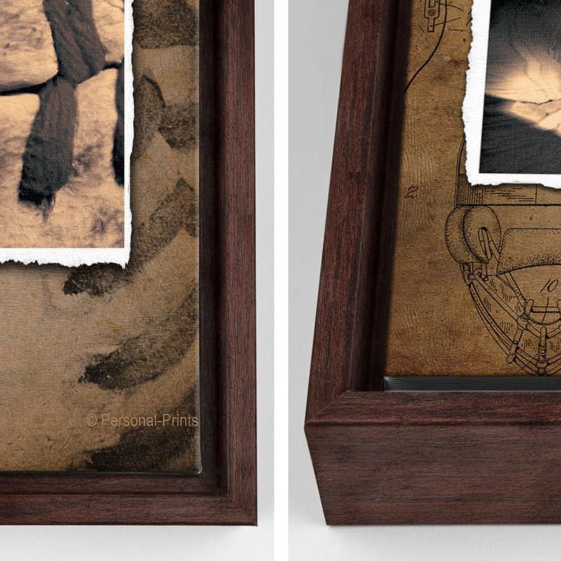 Personal-Prints Personal-Prints BICYCLE Personalized Cyclist Name Art Dcor Gift | Customized Unique Bike Name Art Present (16\"x32\" Float Framed Canvas)