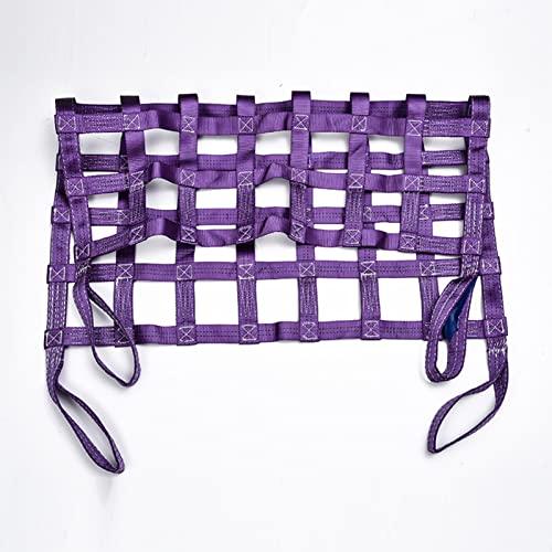 HGFSGGGREEHY Cargo Lifting Net - Material Loading Handling Straps, Cargo Net Straps Sling Hoisting Net, Lifting Cargo Netting, Outdoor Play Expansion Climbing Rope Net, Bungee Cargo Net (Size : 2x2/load: 2T) ()