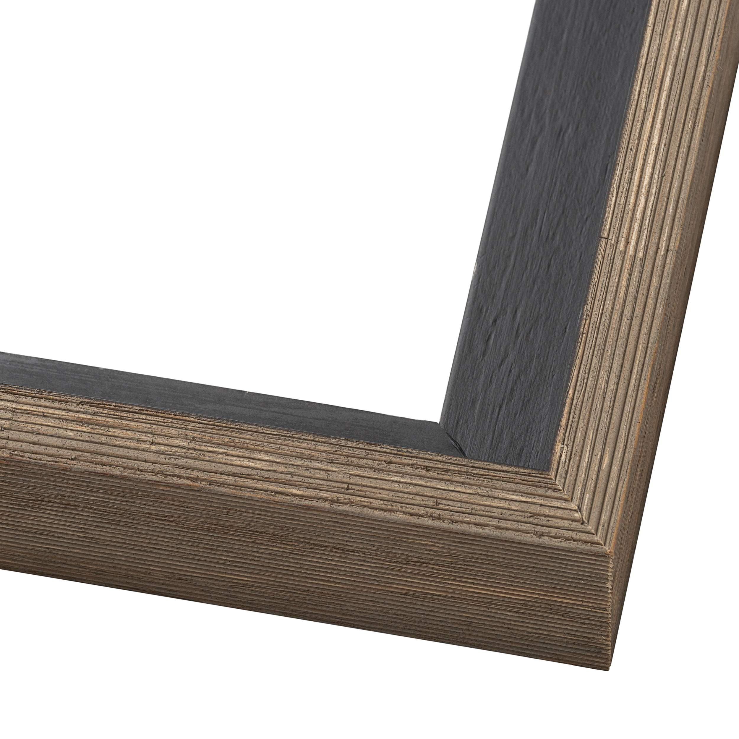 CustomPictureFrames.com CustomPictureFrames.com 17x19 Canvas Frame Grey Solid Wood Floater Frame Width 1.75 Inches | Interior Frame Depth 1 5/8 Inches | Greyson 0 Canvas Frame Complete with Canvas Clips & Hanging Hardware