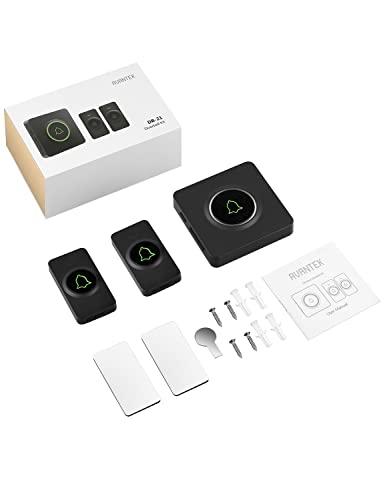 AVANTEK AVANTEK Wireless Doorbell over 1300 Feet Wireless Range, DB-21 Waterproof Door Bell Kit with 2 Buttons, 56 Melodies & 5 Volume Levels