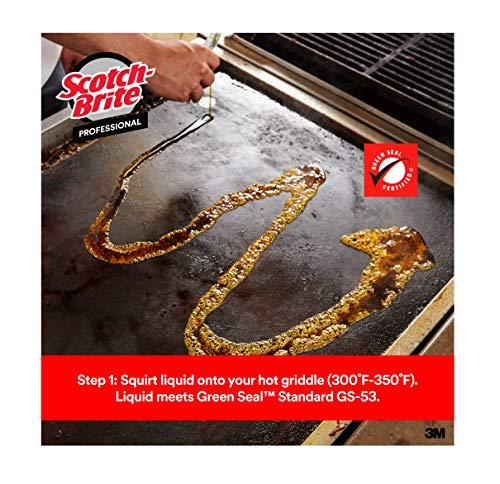 Scotch-Brite 3M Scotch-Brit Quick Clean Griddle Cleaning System Starter Kit, 1/case
