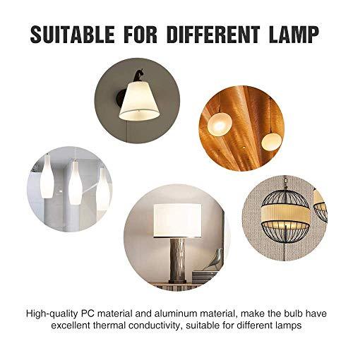 Neporal Neporal 4 Pack Emergency-Rechargeable-Light-Bulb, Stay Lights Up When Power Failure, 1200mAh 15W 80W Equivalent LED Light Bulbs for Home, Camping, Tent (E27, with Hook) (Daylight)