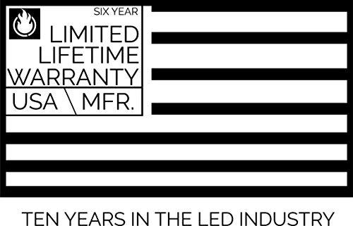 Litt Industries Lit Industries 350 Lumen 2-6 Cell Maglite LED Upgrade Bulb & Lens Kit C & D Model (2-6 Cell Bulb and Lens Kit)