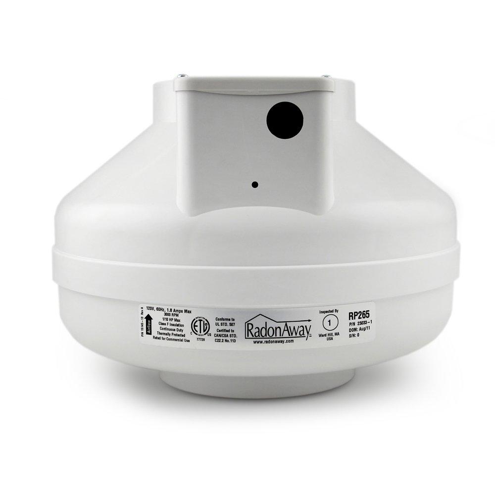 RadonAway RadonAway 23033-1 RP265 Radon Mitigation Fan, 6"