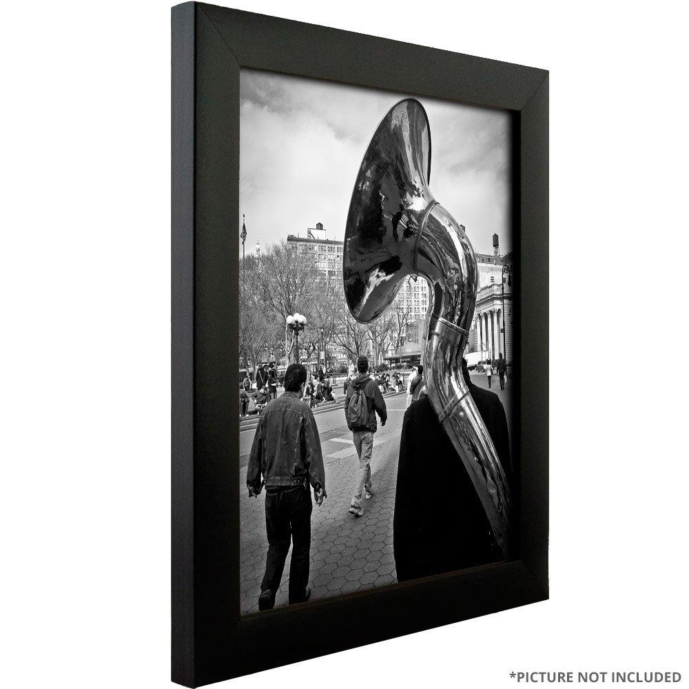 Craig Frames Craig Frames 1WB3BK 20 by 30-Inch Picture/Poster Frame, Smooth Finish, 1-Inch Wide, Matte Black