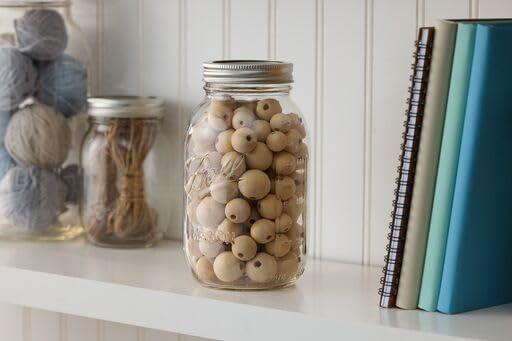 Ball Ball Regular Mouth 32-Ounces Mason Jar with Lids and Bands, Clear,(Pack Of 2)