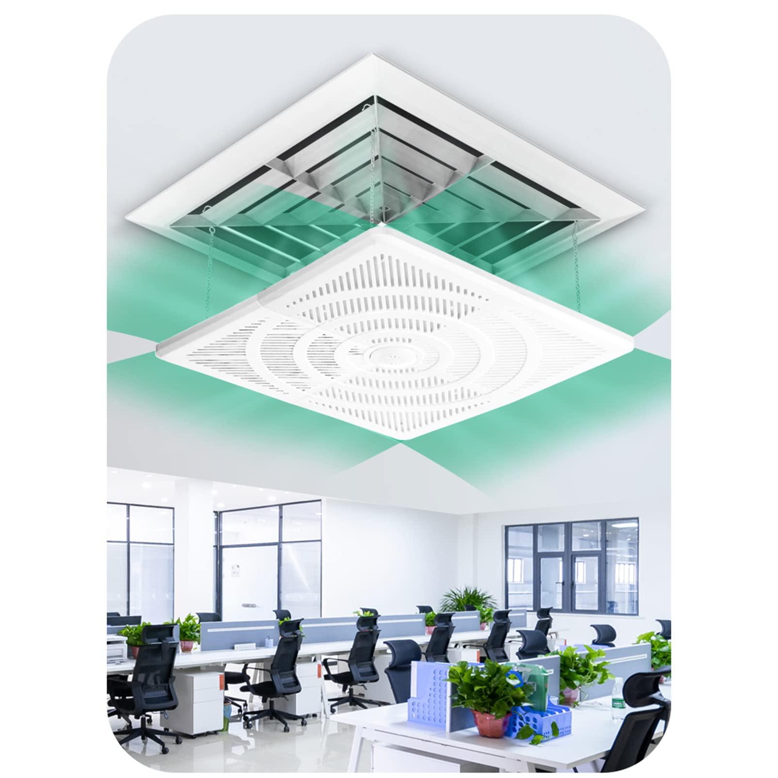 SHYP Ceiling Air-Conditioning Wind Deflector, Air Outlet Wind Shield, Air Conditioning Air Outlet Anti-Direct Blowing Baffle Wind Guide Cover, Enhance Cooling and Heating Circulatio