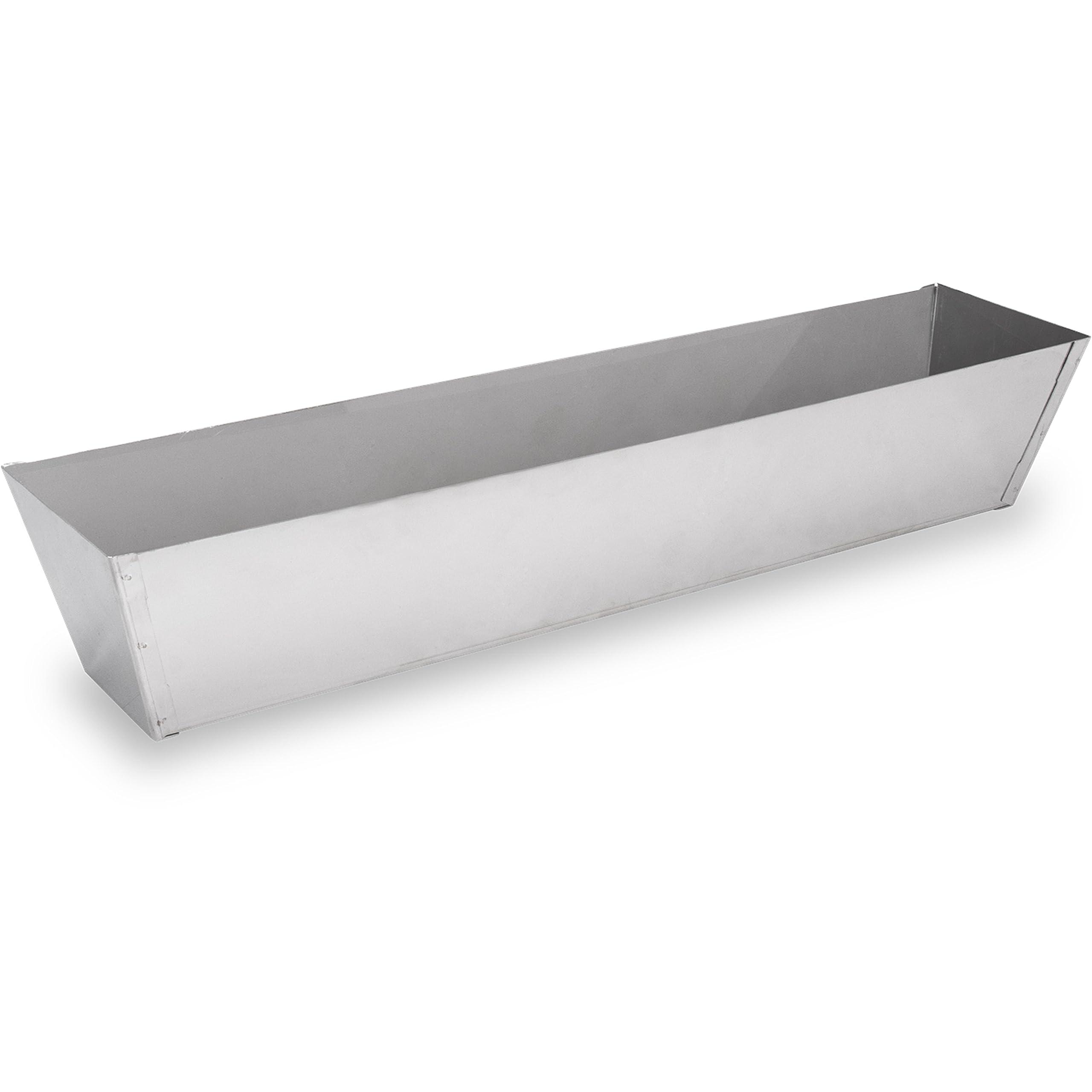 Wal-Board Tools WAL-BOARD TOOLS Drywall Mud Pan, 18 Inch, Stainless, Made in the USA, 023-004