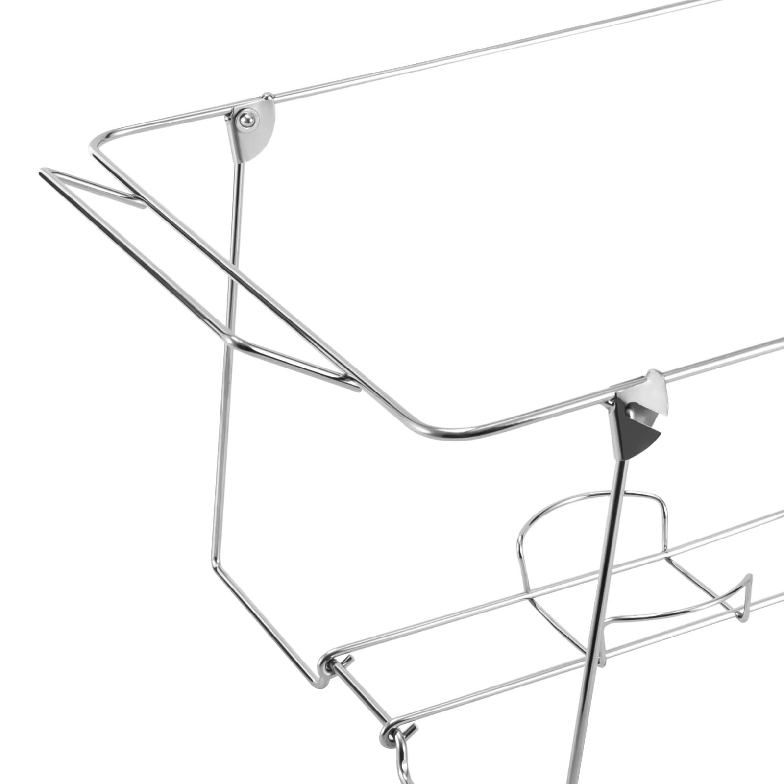 WUSILILU WUSILILU Chafing Wire Rack, 24 Pack Full Size Foldable Iron Racks Buffet Stand Racks Holder for Dish Serving Trays Food Warmer Catering Supplies for Parties
