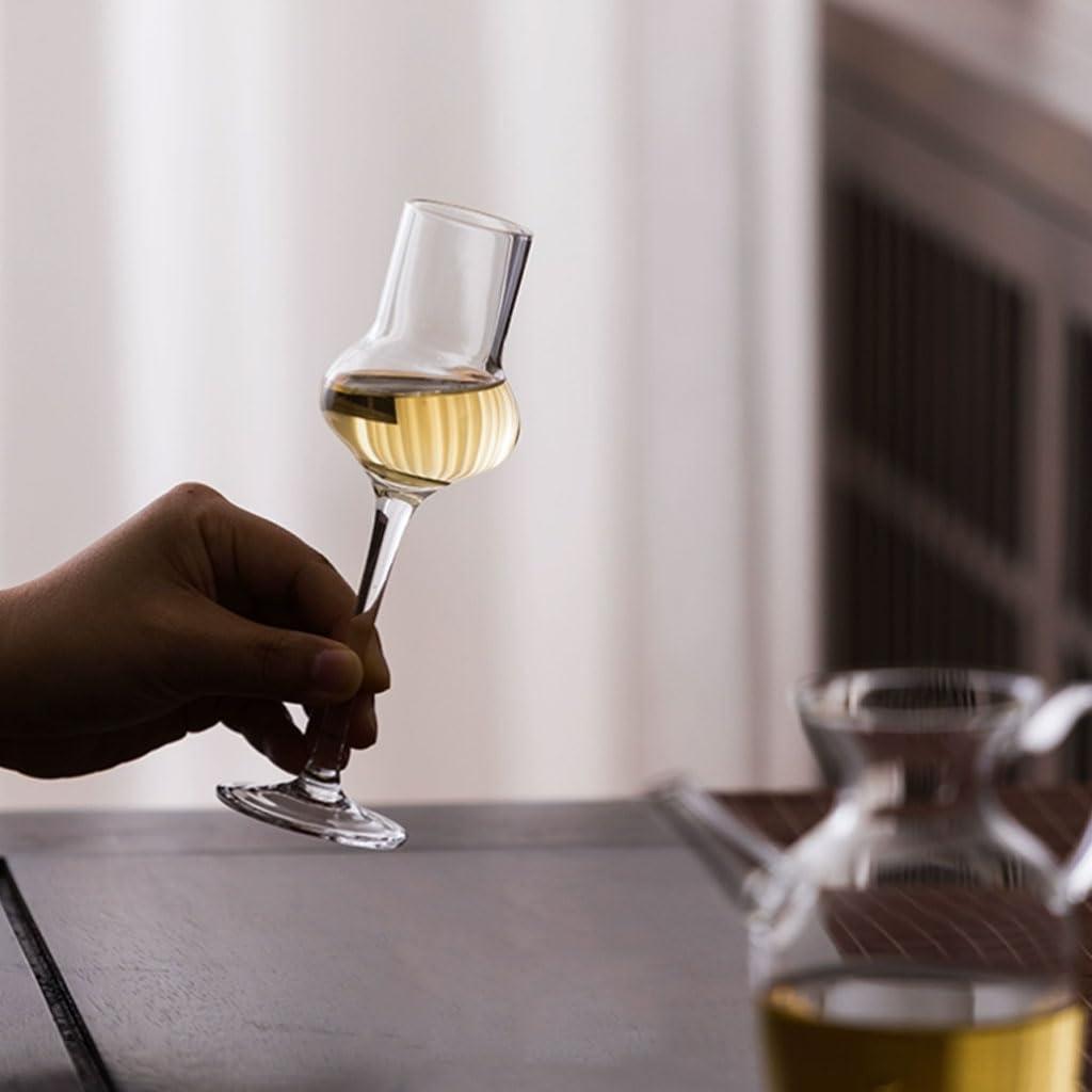 PEKJI PEKJI Creative Wine Glasses Round Long Stem Glass Cocktail Glasses Champagne Glasses 80 ml/2.7 oz