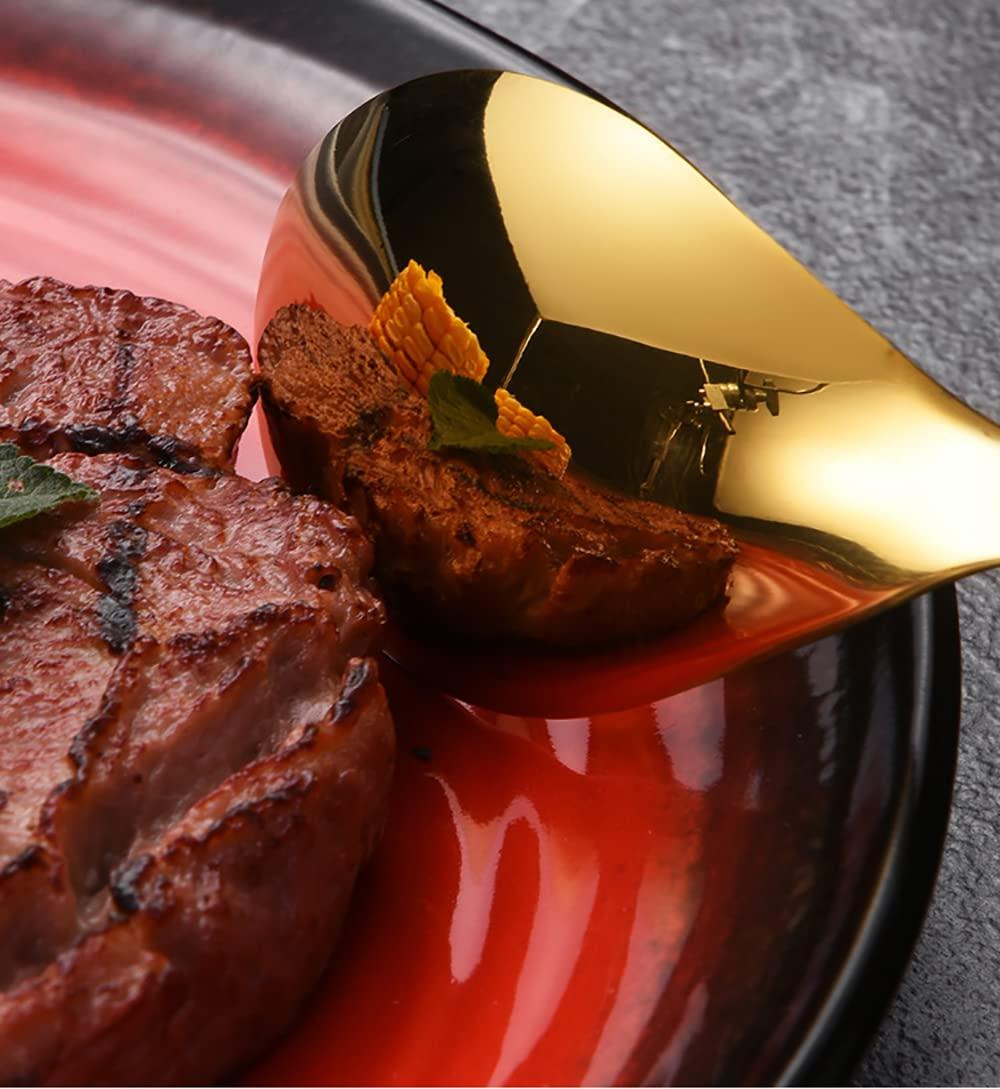 TWEE Black Silverware Flatware Set for 16, 48 Pieces Food-Grade Stainless Steel Flatware Cutlery Set,Kitchen Utensils Tableware Include Spoons Forks Knifes for Home Kitchen Restaurant Wedding Christmas