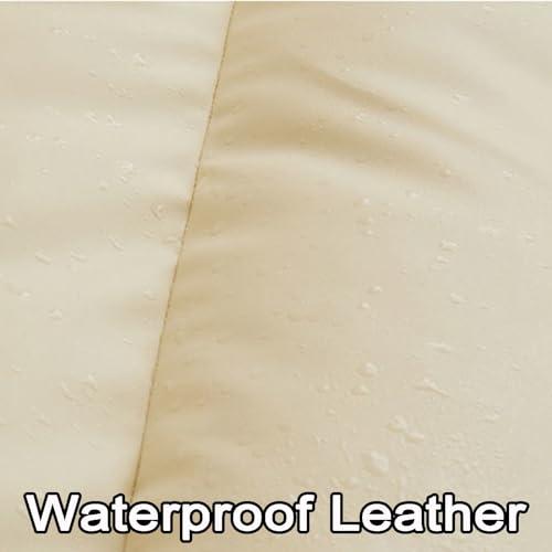 PBTMCD Back Support Floor Sofa with Pillow, Thickened Cushion, 5-Position Adjustable Foldable Lazy Sleeper Bed, Removable & Washable Cloth Cover, Meditation Couch Chaise Lounge (Color : PU Leather Fabric Bl