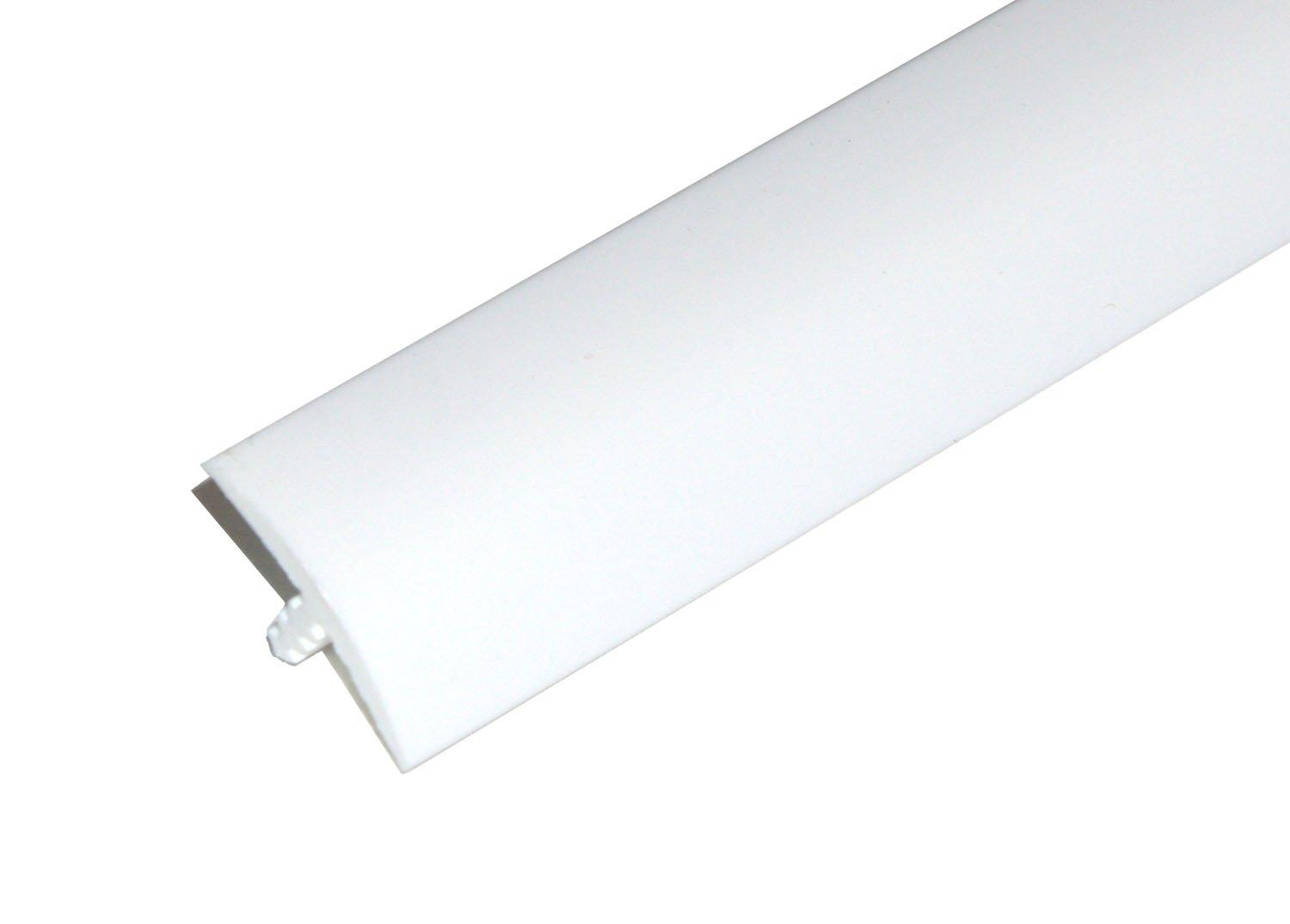 T-Molding.com T-Molding.com 20ft Roll of White 3/4\" Plastic Tee Moulding for Arcade Game Cabinets, Counters, Shelves, or Tables