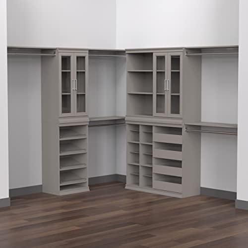 ClosetMaid ClosetMaid Modular Storage Shelf Unit with 3-Shelves, Taupe