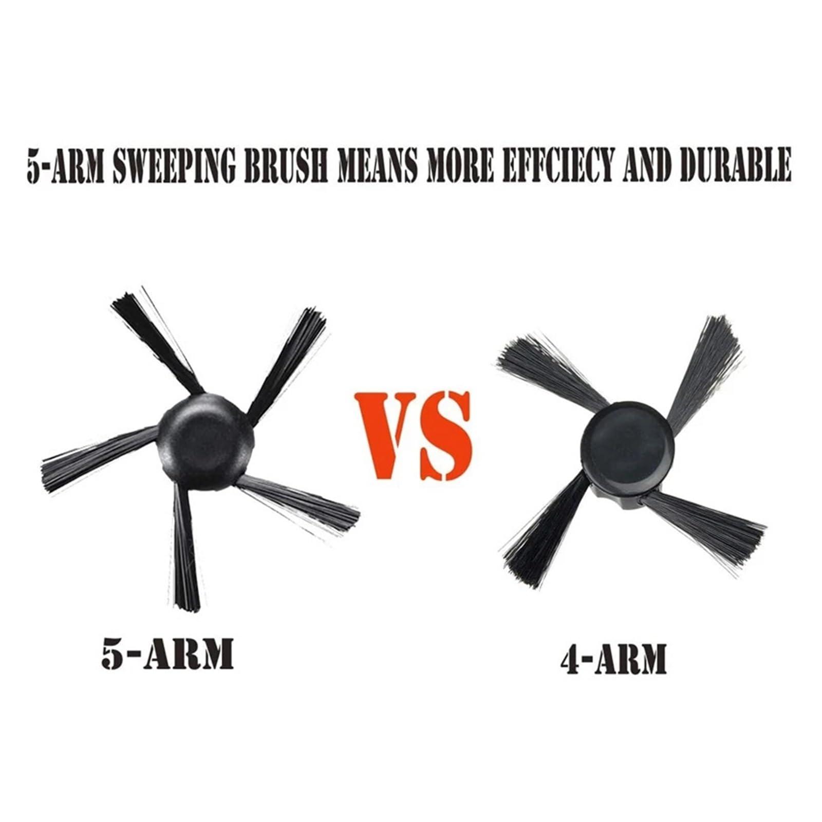 SteFik Replacement Parts. Compatible for Neato Botvac, D Series D3 D4 D5 D6 D7 D75 D80 D85 Robot Vacuum Cleaner Accessory Kit Brushes