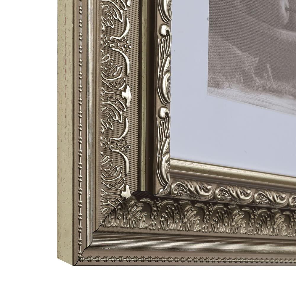 Generic Generic 16X22 3-1/2\"\" Polystyrene Classic Picture Frame 104 Series - Silver by WholesaleArtsFrames-com Made In USA