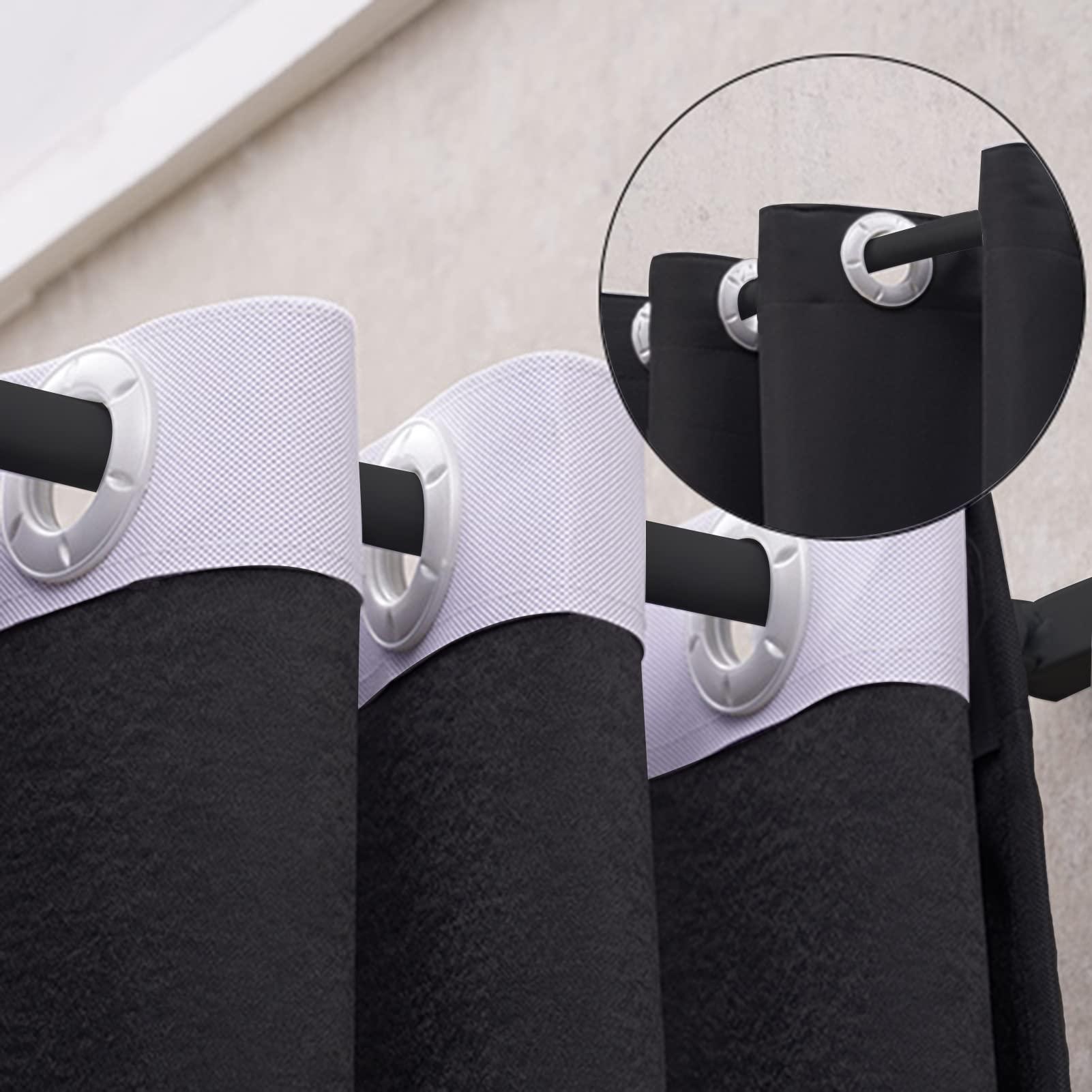 HIYOUGO HIYOUGO Fitting Room for Boutique, Portable Dressing Room Clothing Store, U-Shap Changing Room with Shading Curtain Privacy Screen for for Retail Store Kiosk Shop (Size:80x85x200cm,Color:Black)