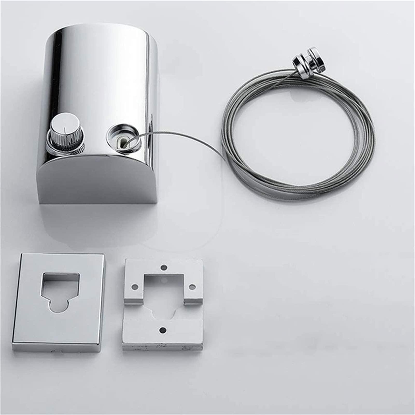 UOOD UOOD Retractable Clothesline Indoor Clothes Lines retracting | Heavy Duty for Drying Laundry line Outdoor|Wall Mounted Stainless Steel Free Contraction (Color : Silver)