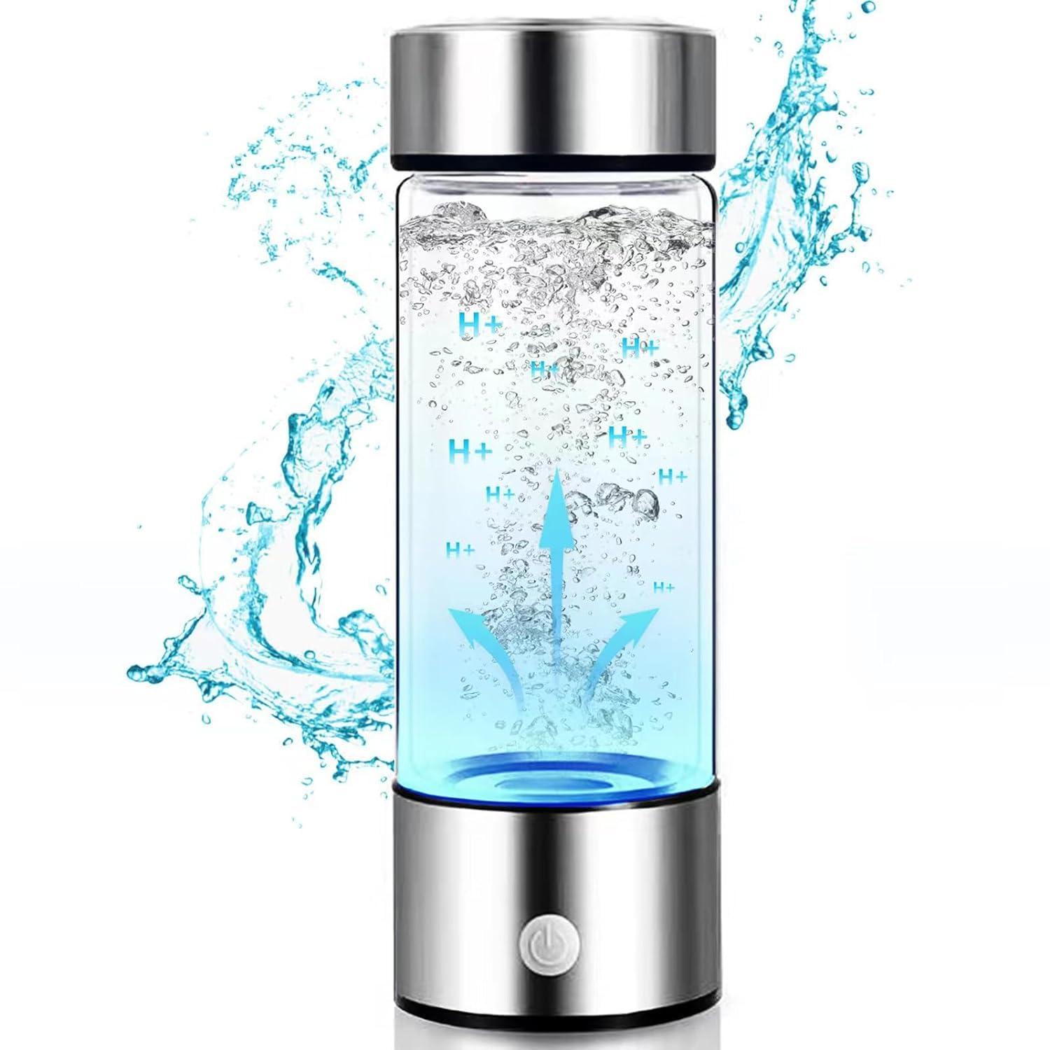 HWHXCZYH Hydrogen Water Generator Bottle - A Portable Health Boosting Waterionizer Generator with SPE PEM Technology Portable Gift Box Gift