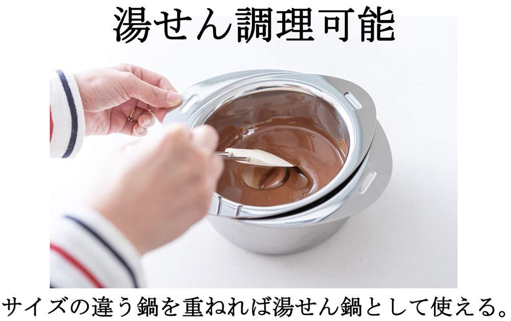(Miyazaki Seisakusho) Miyazaki Seisakusho JN-16B Ten Pot Sauce Pot, 6.3 inches (16 cm), Made in Japan, Induction Compatible, All Heat Sources, Waterless, Surheat Cooking