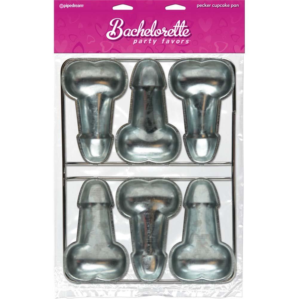 Pipedream Pipedream Products Pecker Cup Cake Pan, Silver