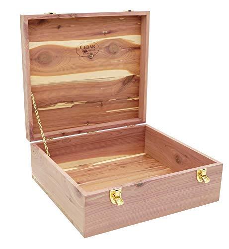 Cedar Essence Cedar Essence Sweater/Storage Box with Lid & Dual Clasps UNFINISHED