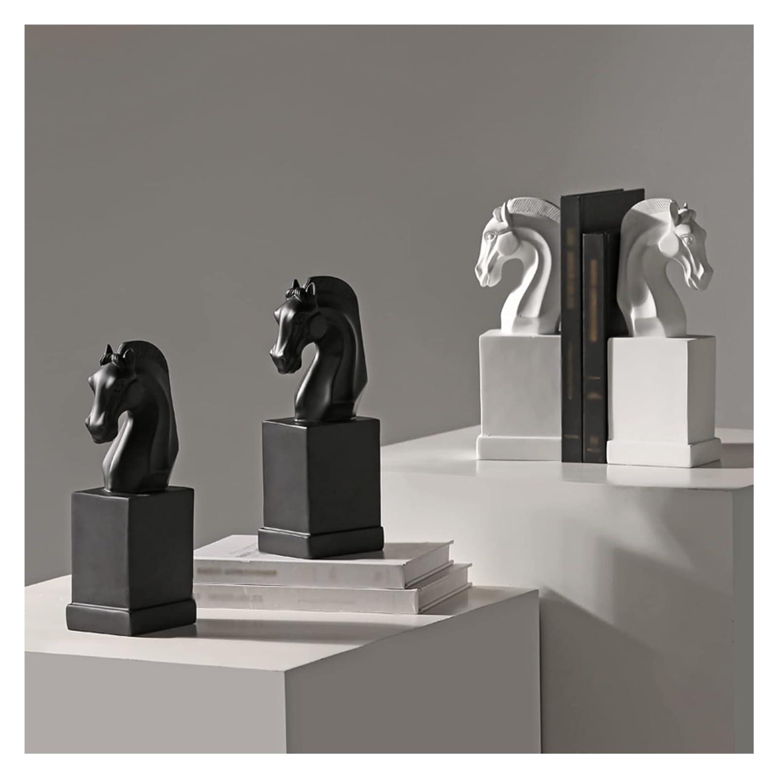 TiStm Book Ends Bookends Book Ends to Hold Books for Office Resin Bookends for Shelves Book Stoppers Supports Bookends for Shelves