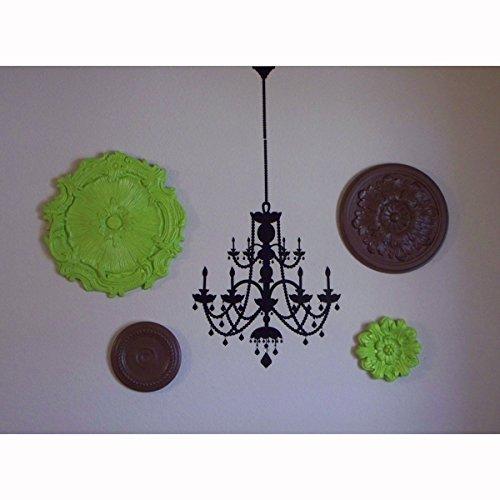 Ekena Millwork Ekena Millwork CM16PLBZS Plymouth Ceiling Medallion, 16 3/4\"OD x 1 3/8\"P (Fits Canopies up to 1 5/8\"), Hand-Painted Bronze