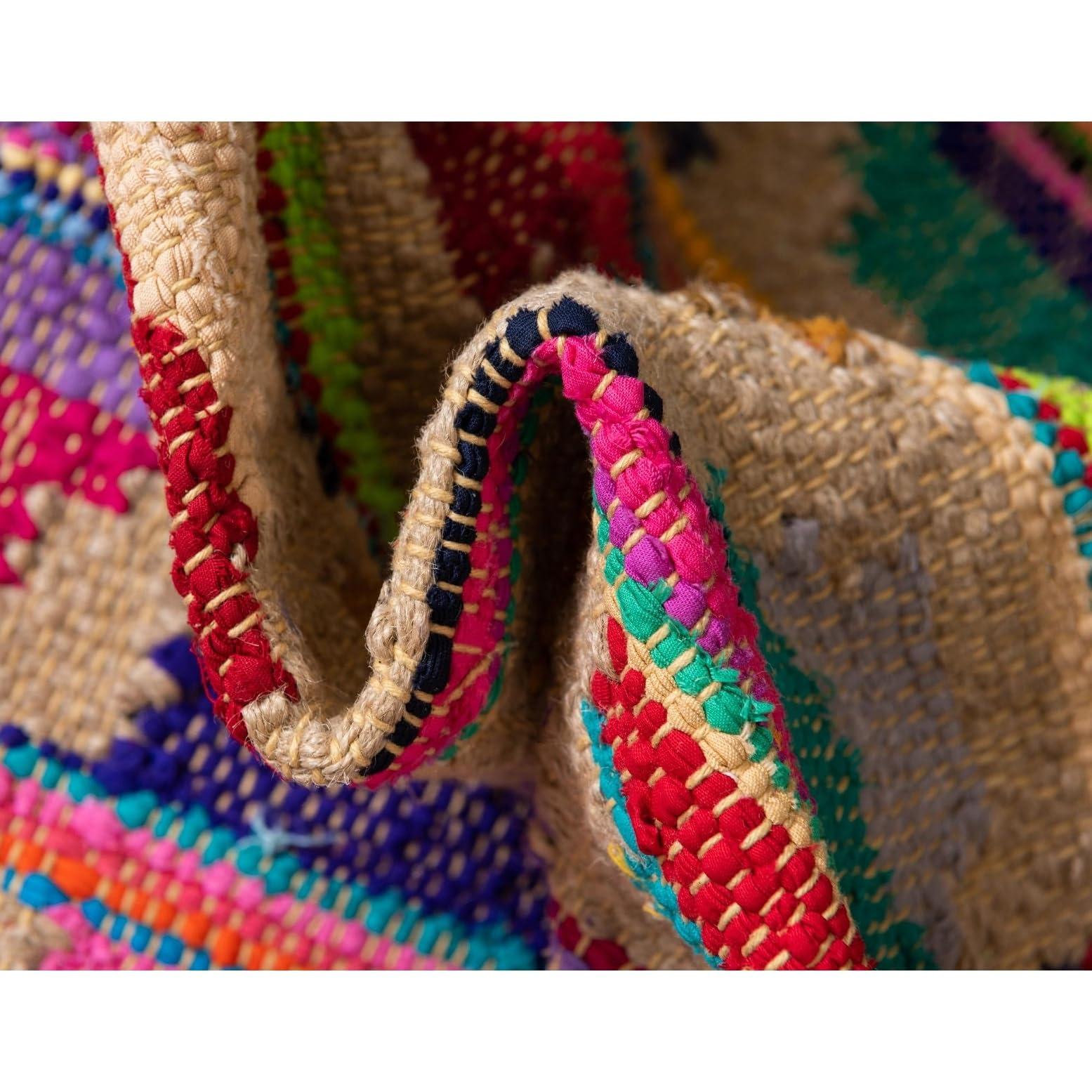 Overstock Overstock Contemporary Octiane Collection Area Rug 9'x12' - Multi-Beige