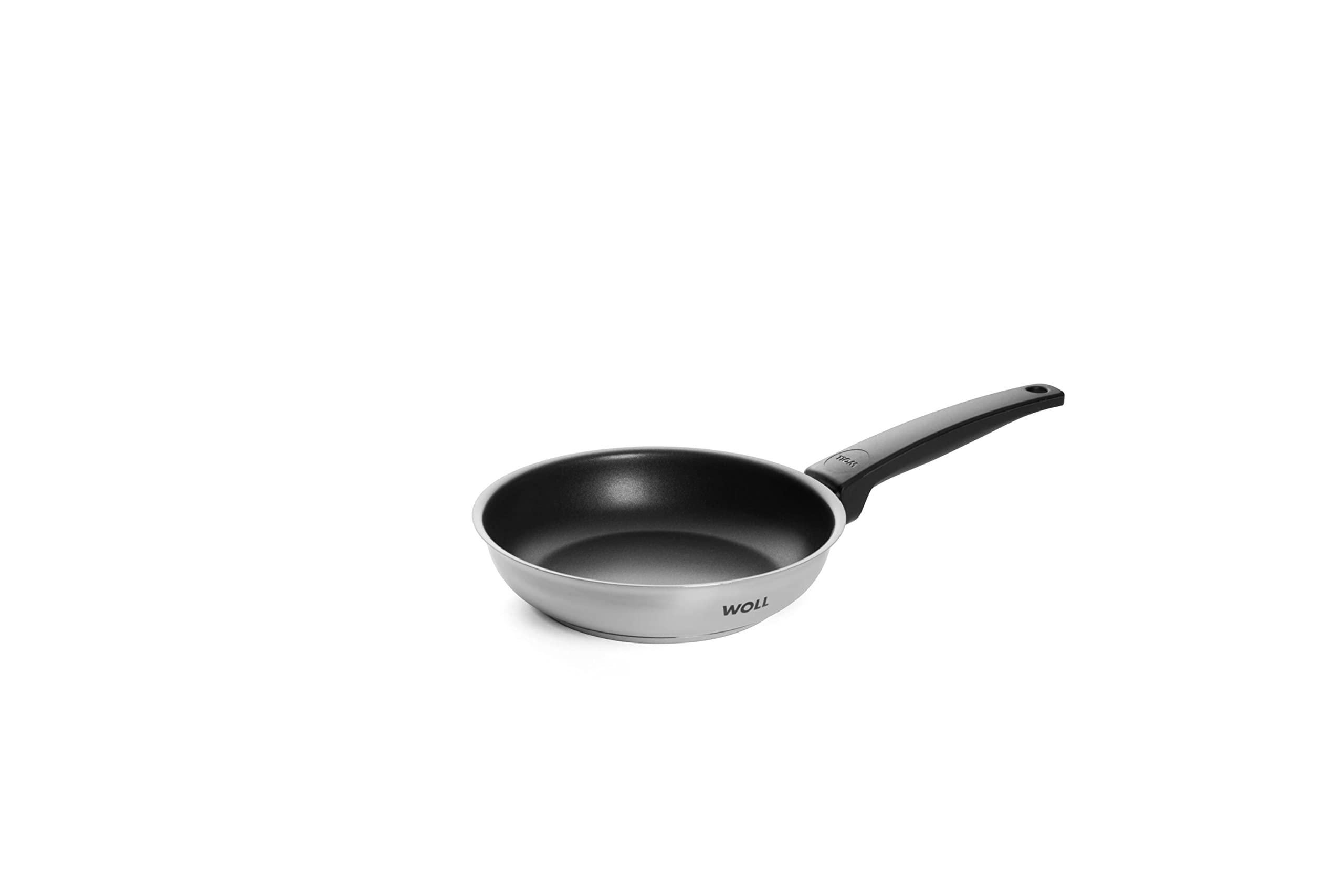 Woll Woll 520NC Concept Stainless Steel Frying Pan Coating, Suitable for Induction Cookers, Diameter 20 cm, Height 4.5 cm