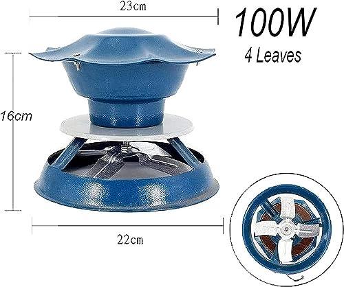 HEQIM HEQIM Chimney Smoke Evacuator, 100W/120W Induced Draft Fan, Chimney A Draft Inducer Chimney Exhaust Fan for Barbecue Air Extractor(B)