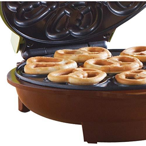 Brentwood Brentwood Mini Pretzel Maker Machine Non-Stick, Green