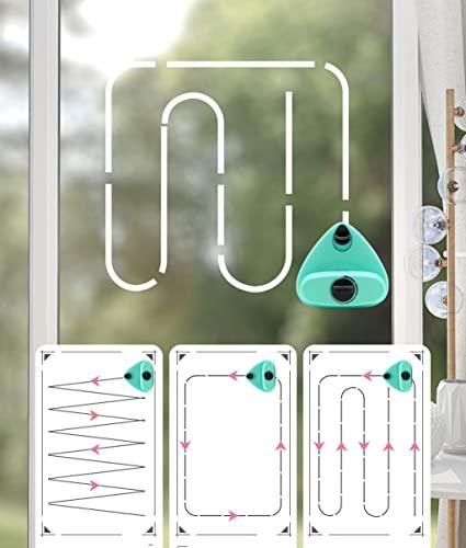 JTKDL JTKDL Magnetic Window Cleaner Double Side Glass Wiper for High-Rise Double Glazed Window with Thickness 0.6\"-1.6\" (15-40mm) 6-Files Adjustable Magnetic Window Cleaning Tool