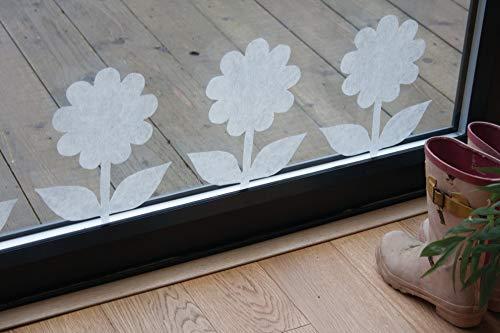 d-c-fix d-c-fix Window Privacy Film Ricepaper Premium Static Cling Removable Two Way Day and Night Sun UV-Blocking Decorative Vinyl Covering for Bathroom, Home & Glass Door - Decal Sticker 35.4\" x 59\"