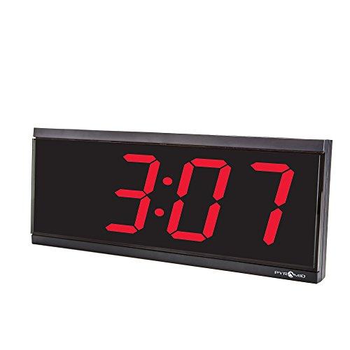 Pyramid Time Systems Simplex Compatible 4-Digit, Red LED 110V Digital Clock by Pyramid(41357G)