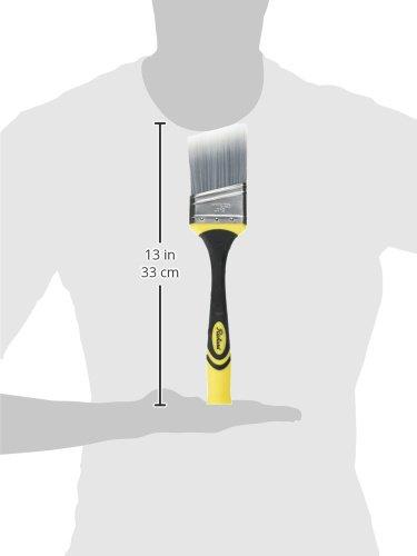 Richard Richard 80833 Goose Neck Angular Paint Brush with Flexible Soft Grip Handle, 2-1/2"