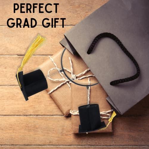 Graduation Party Supplies Black Graduation Cap with Gold Tassels Party Headband Bopper