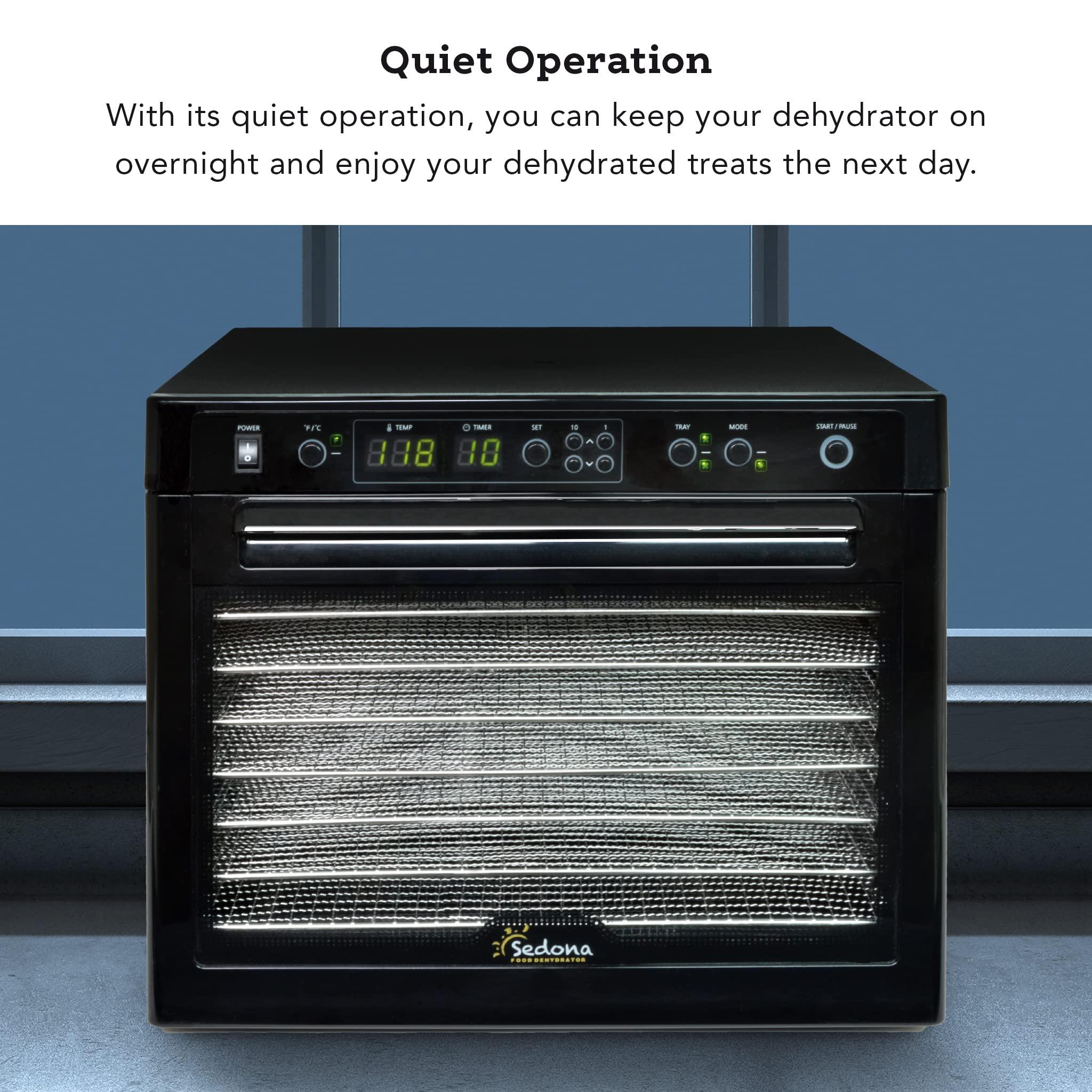 Tribest Tribest Sedona Classic SD-S9000-B Digital Food Dehydrator, Black with Stainless Steel Trays