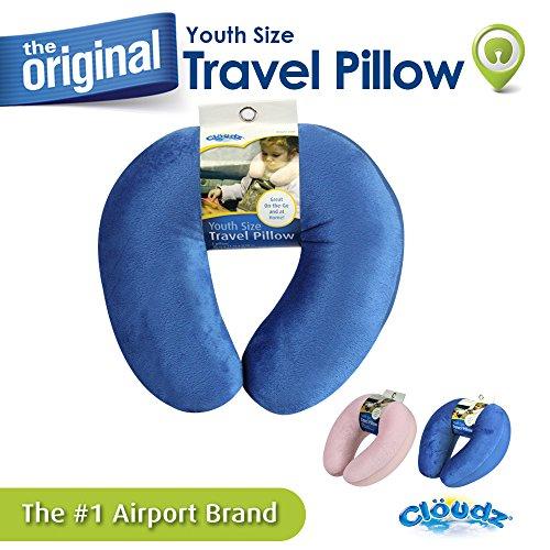 Cloudz Cloudz Kids Dual Comfort Microbead Travel Neck Pillow - Blue