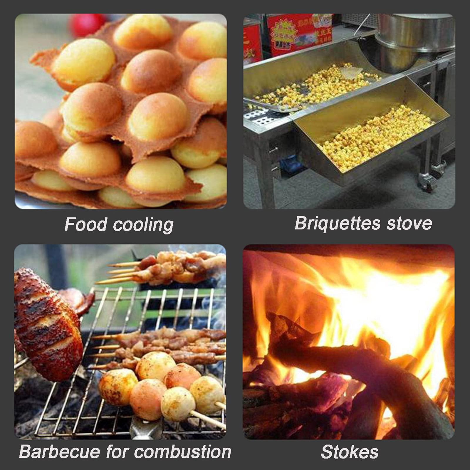 LLYLA BBQ Fireplace Fan, Adjustable Speed, Centrifugal Barbecues Blower, for Outdoor Family,Electric Blacksmith Forge Blower