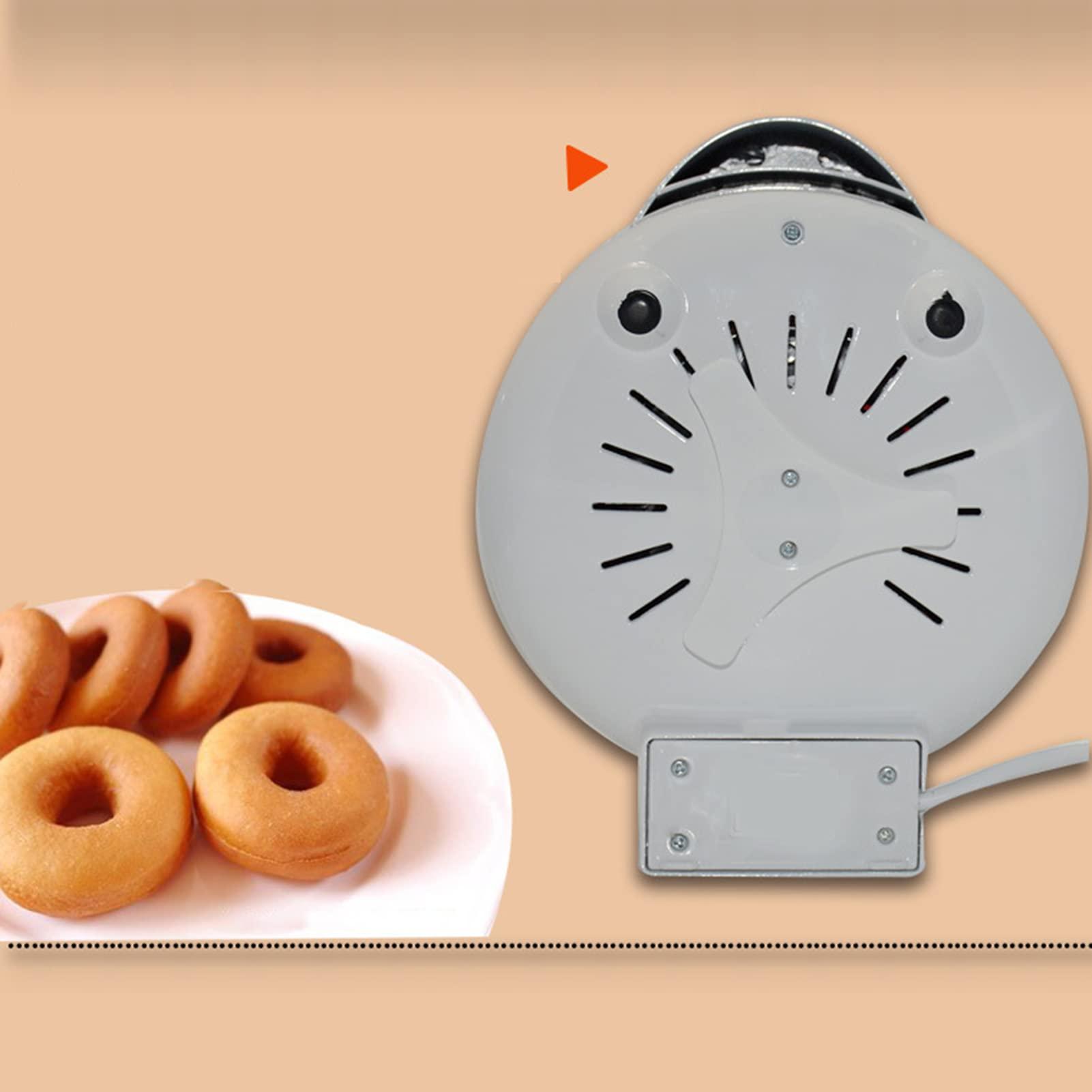 Fnppyrd Portable Donut Maker, Electric Donut Machine for Breakfast Snack Dessert