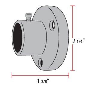 ShowerRods-etc Shower Rods Neo-Angle 36" x 16" x 36" (Satin Nickel)
