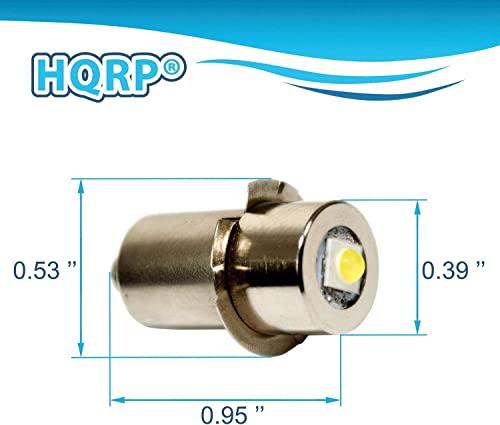 HQRP HQRP 2-Pack LED Upgrade Bulb Compatible with Makita BML185 BML185W ML140 ML141 ML142 ML143 ML183 ML184 Flashlight, 180LM 6-24V