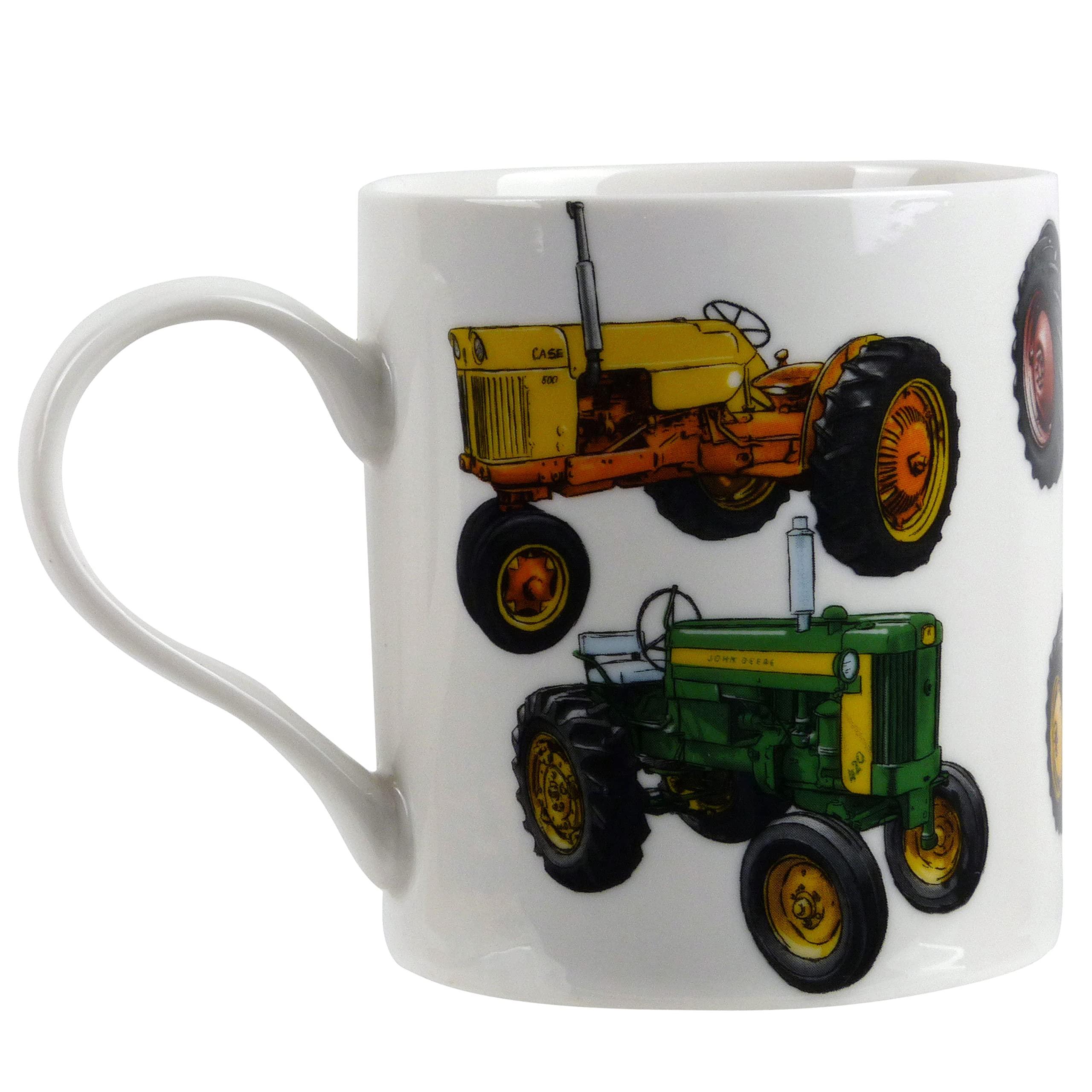 Lesser & Pavey Lesser & Pavey Classic Tractor Fine China Mug, Multi-Colour, 12 x 8 x 9 cm